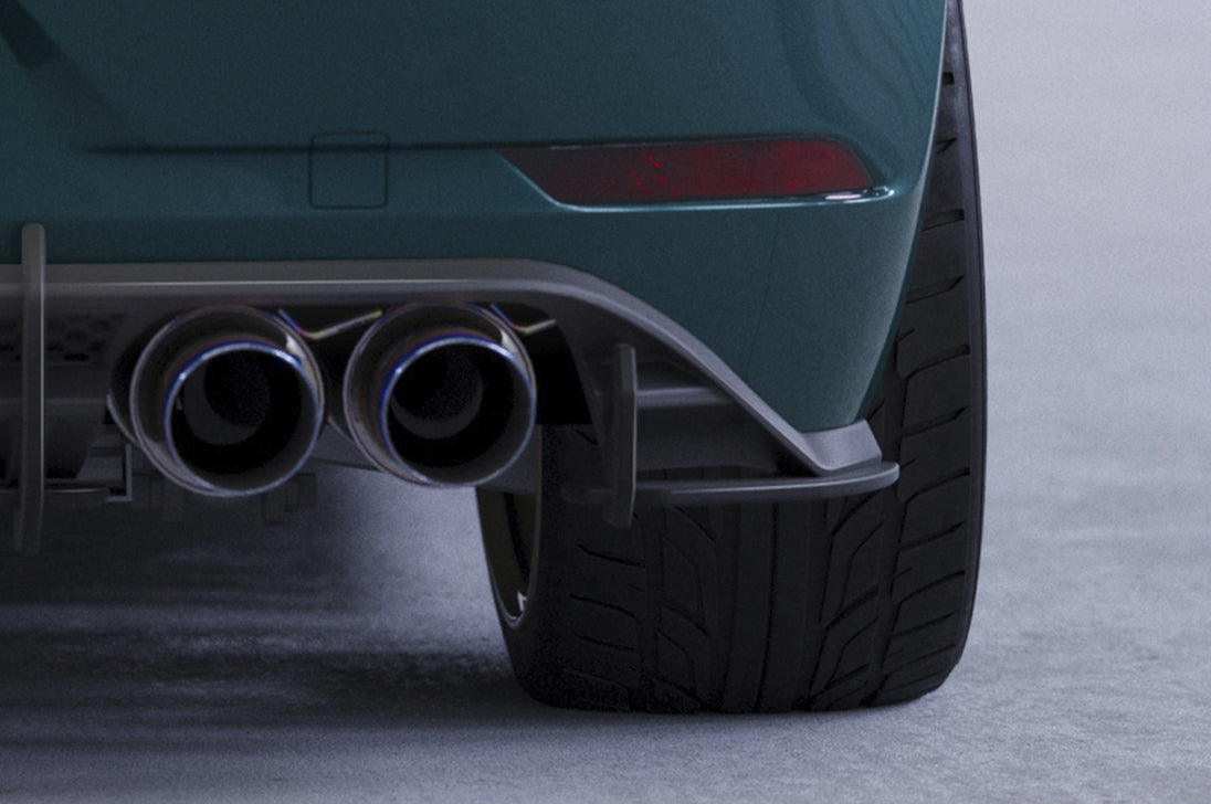 Racing Rear Diffuser | Rear Apron for VW Golf 7 R Facelift 2017-2019 (HA373)