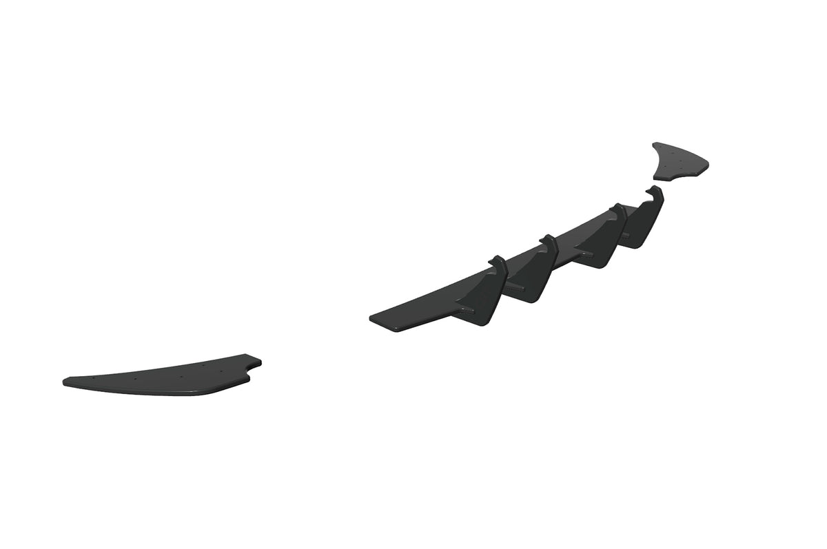 Racing Rear Diffuser | Side Sections for VW Golf 7 GTI Pre-Facelift 2012-2017