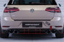 Racing Rear Diffuser | Add-On for VW Golf 7 R Facelift 2017-2021, for Diffuser HA305