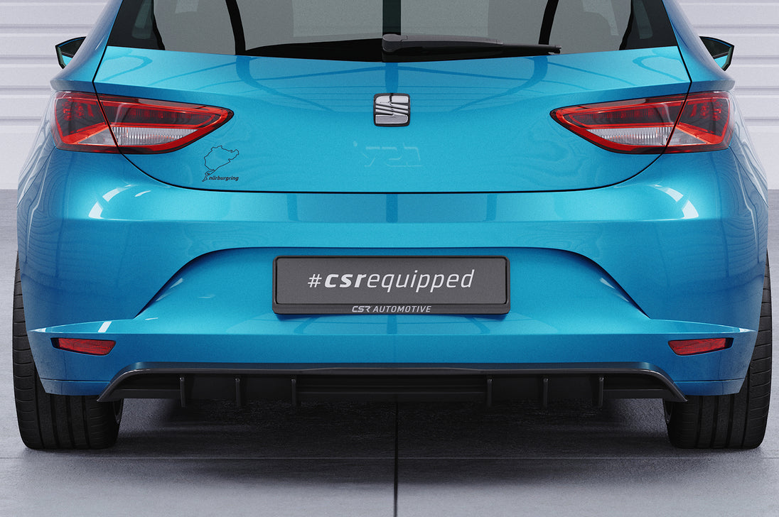 Rear Diffuser | Rear Apron with ABE for Seat Leon Mk3 (5F) 5-Door 2012-2016 (Base Model)