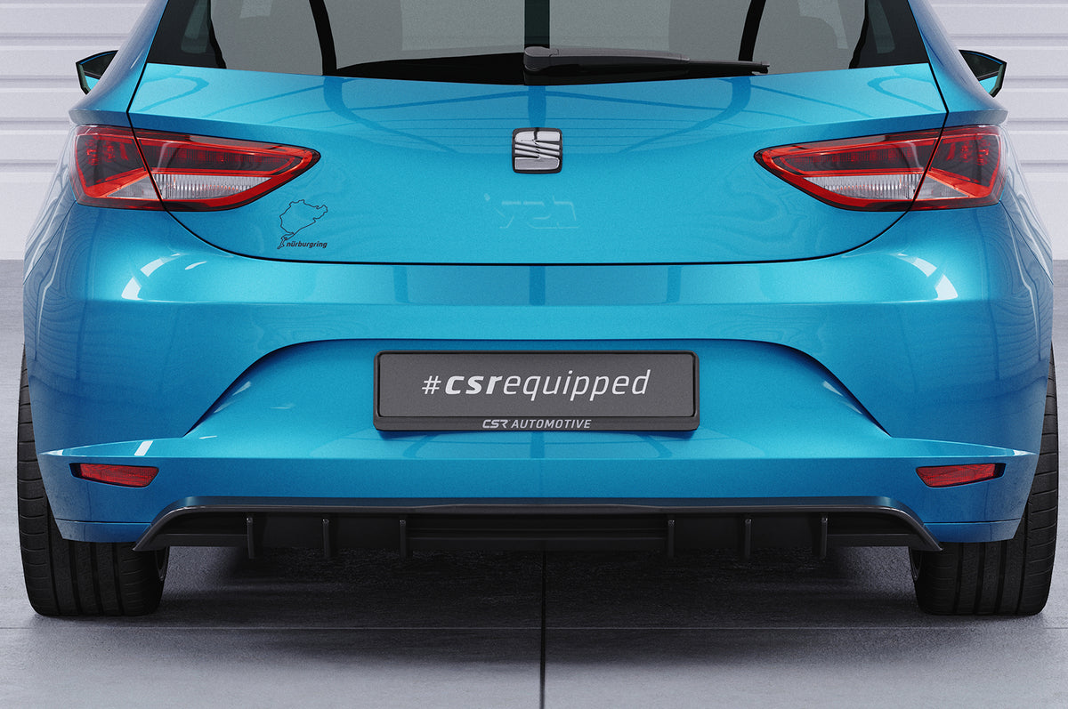 Rear Diffuser | Rear Apron with ABE for Seat Leon Mk3 (5F) 5-Door 2012-2016 (Base Model)