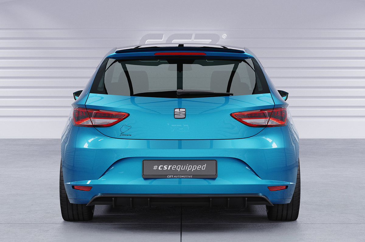 Rear Diffuser | Rear Apron with ABE for Seat Leon Mk3 (5F) 5-Door 2012-2016 (Base Model)
