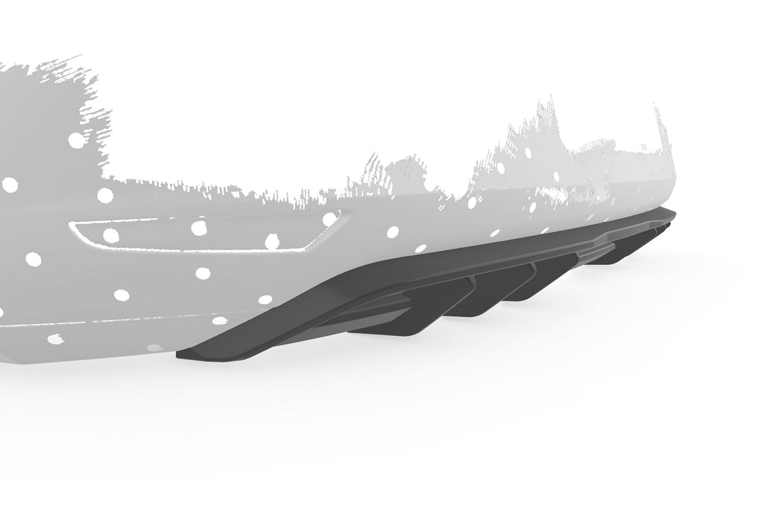 Rear Diffuser | Rear Apron with ABE for Seat Leon Mk3 (5F) 5-Door 2012-2016 (Base Model)