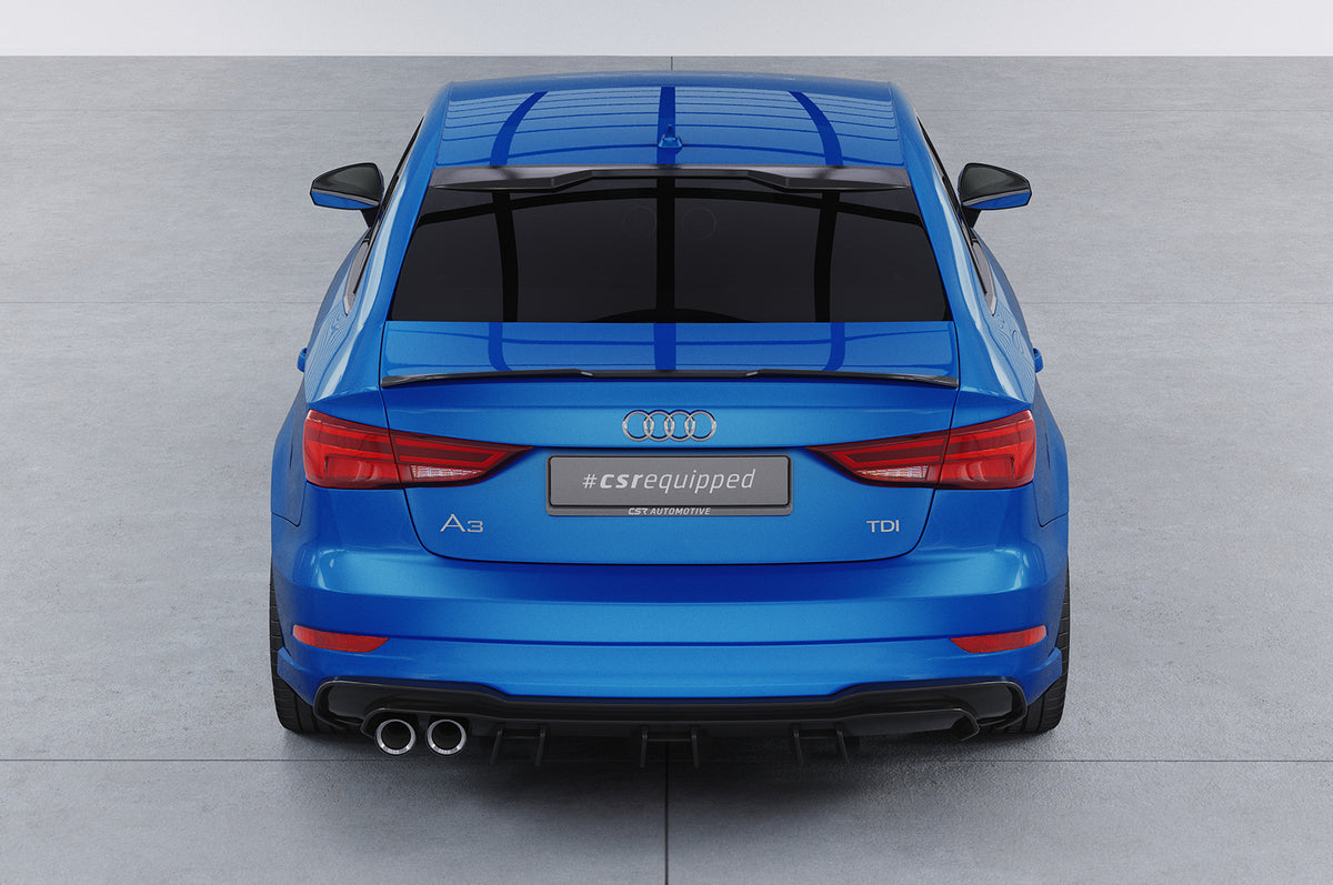 Rear Diffuser | Rear Apron with ABE for Audi A3 8V S-Line Sedan and Cabriolet 2017-2020