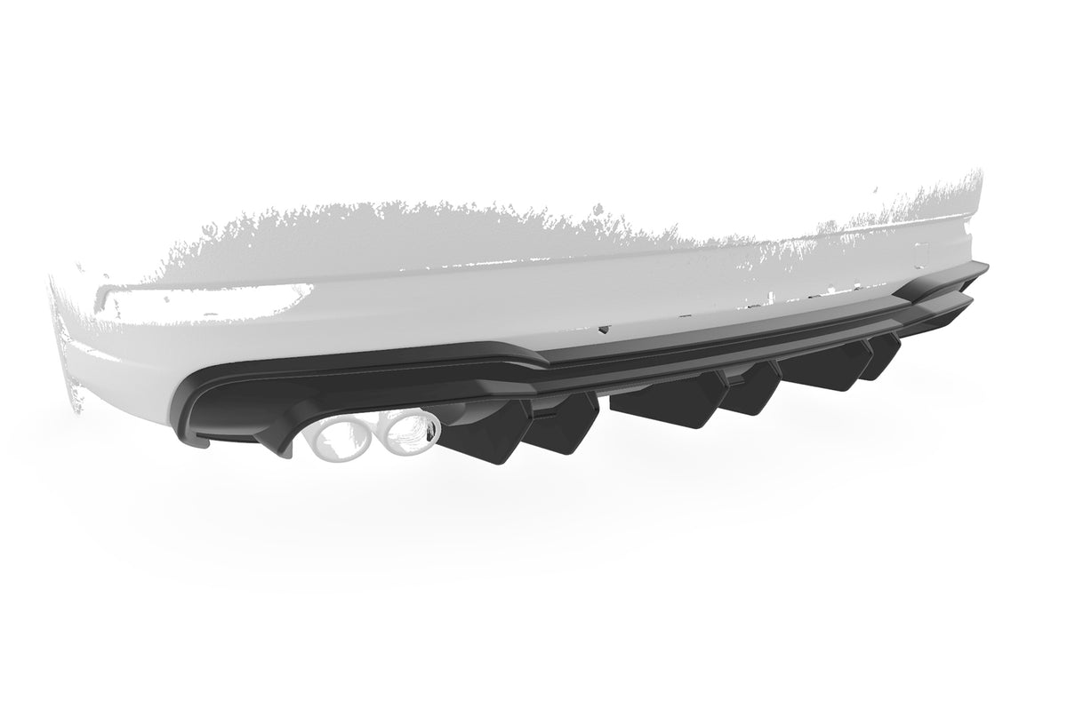 Rear Diffuser | Rear Apron with ABE for Audi A3 8V S-Line Sedan and Cabriolet 2017-2020