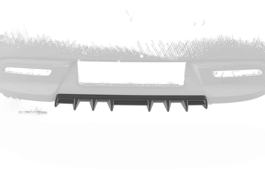 Rear Diffuser | Rear Apron with ABE for Kia Rio 4 (YB) 2017-2023