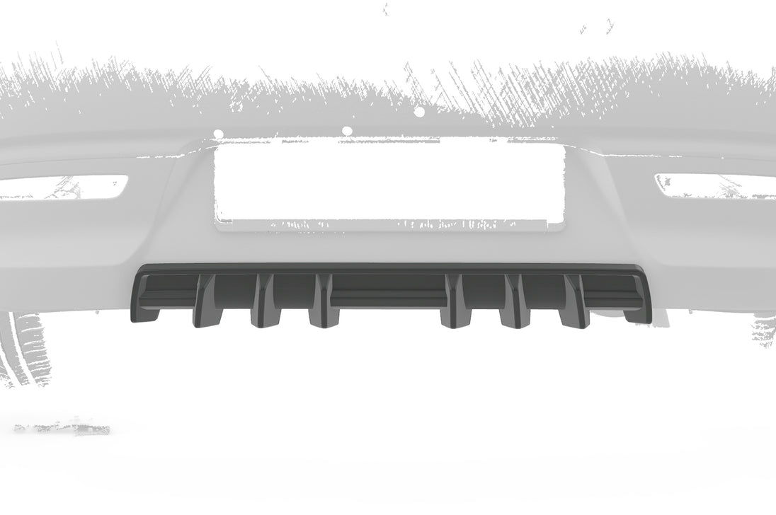 Rear Diffuser | Rear Apron with ABE for Kia Rio 4 (YB) 2017-2023