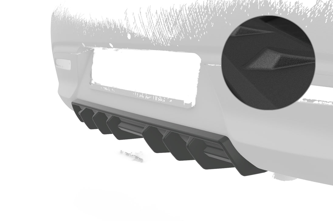 Rear Diffuser | Rear Apron with ABE for Kia Rio 4 (YB) 2017-2023