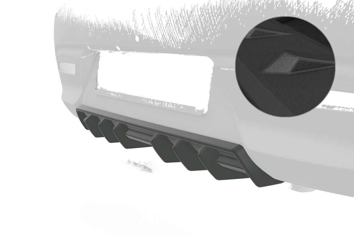 Rear Diffuser | Rear Apron with ABE for Kia Rio 4 (YB) 2017-2023