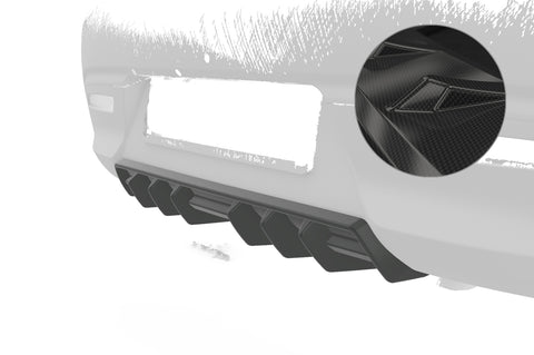 Heckdiffusor | Heckschürze mit ABE für Kia Rio 4 (YB) 2017-2023