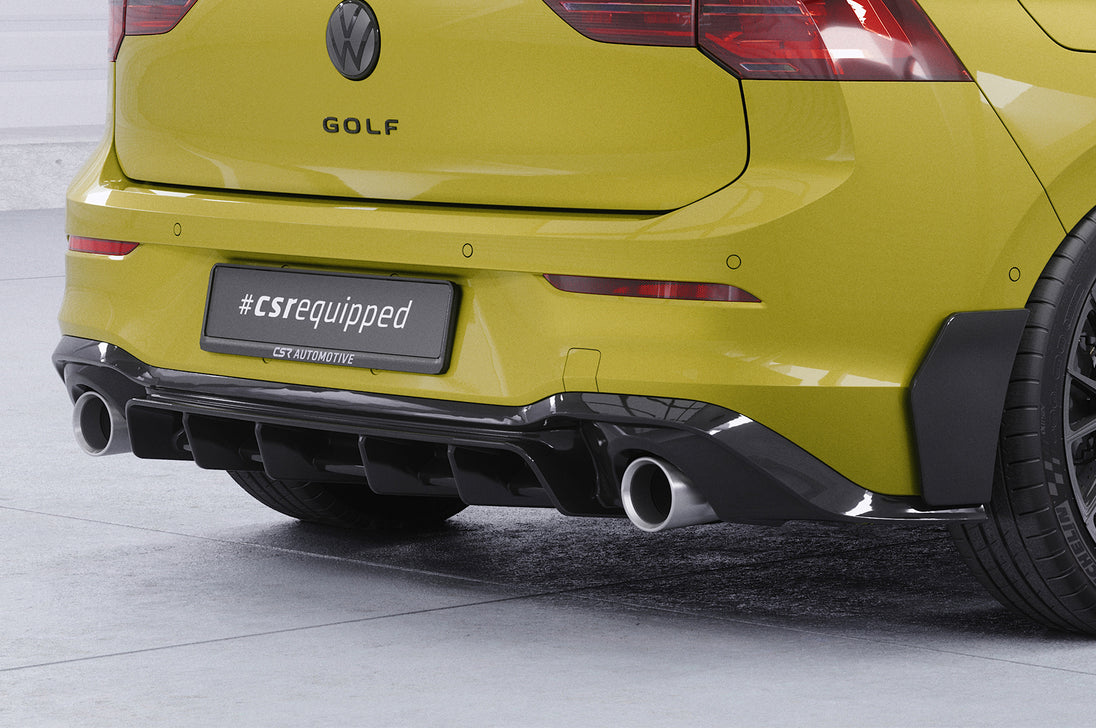 Rear Diffuser | Rear Apron with ABE for VW Golf 8 GTI 2020+