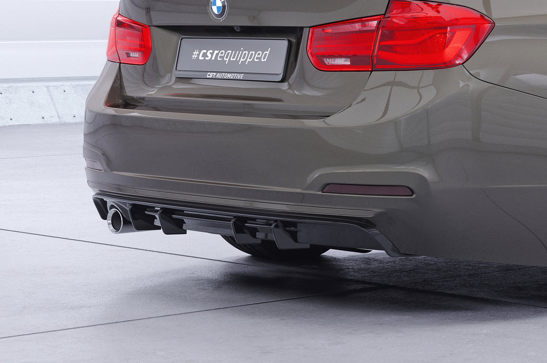 Rear Diffuser | Rear Apron with ABE for BMW 3 Series F30 Sedan LCI 2015-2019 (316d / 318d / 318i)