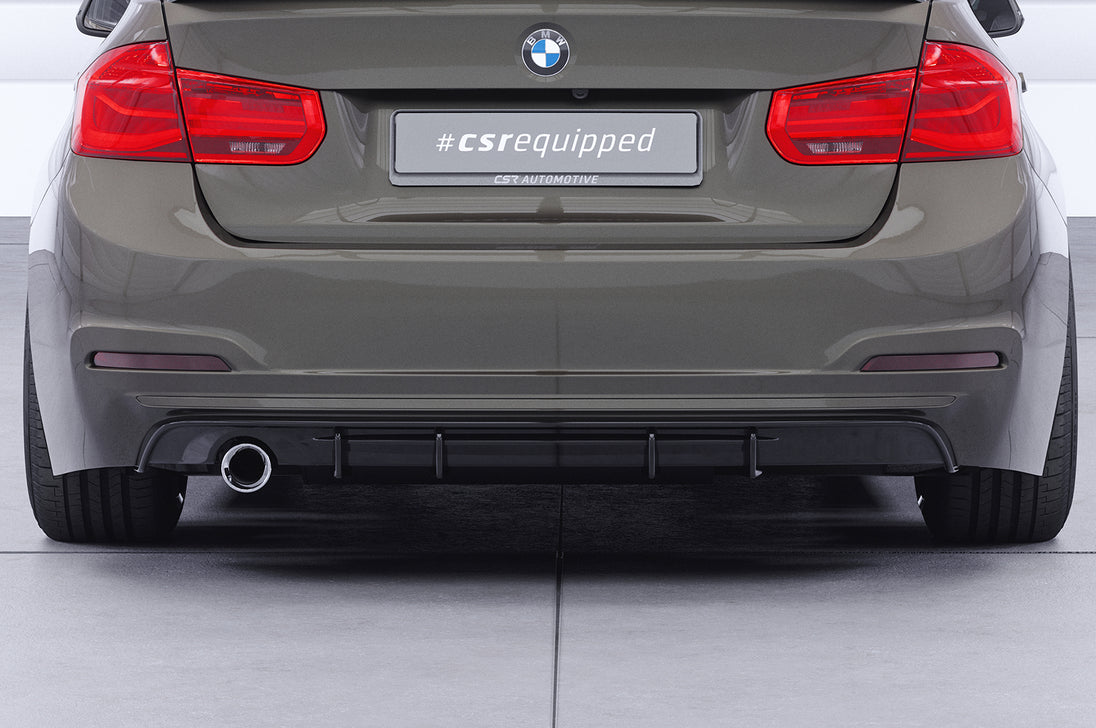 Rear Diffuser | Rear Apron with ABE for BMW 3 Series F30 Sedan LCI 2015-2019 (316d / 318d / 318i)