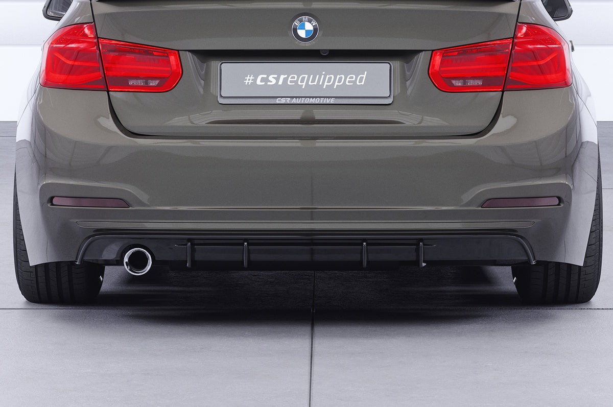Rear Diffuser | Rear Apron with ABE for BMW 3 Series F30 Sedan LCI 2015-2019 (316d / 318d / 318i)