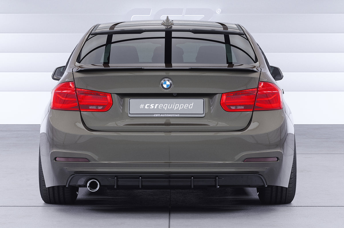 Rear Diffuser | Rear Apron with ABE for BMW 3 Series F30 Sedan LCI 2015-2019 (316d / 318d / 318i)