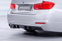 Rear Diffuser | Rear Apron with ABE for BMW 3 Series F30 Sedan LCI 2015-2019 (Twin Exhaust)