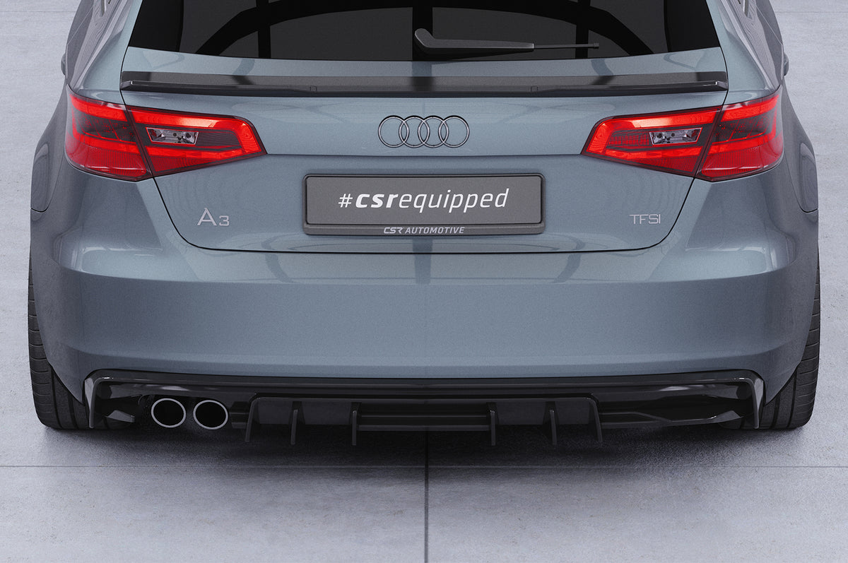 Rear Diffuser | Rear Apron with ABE for Audi A3 8V Pre-Facelift 3-Door / Sportback 2012-2016 (not S-Line)