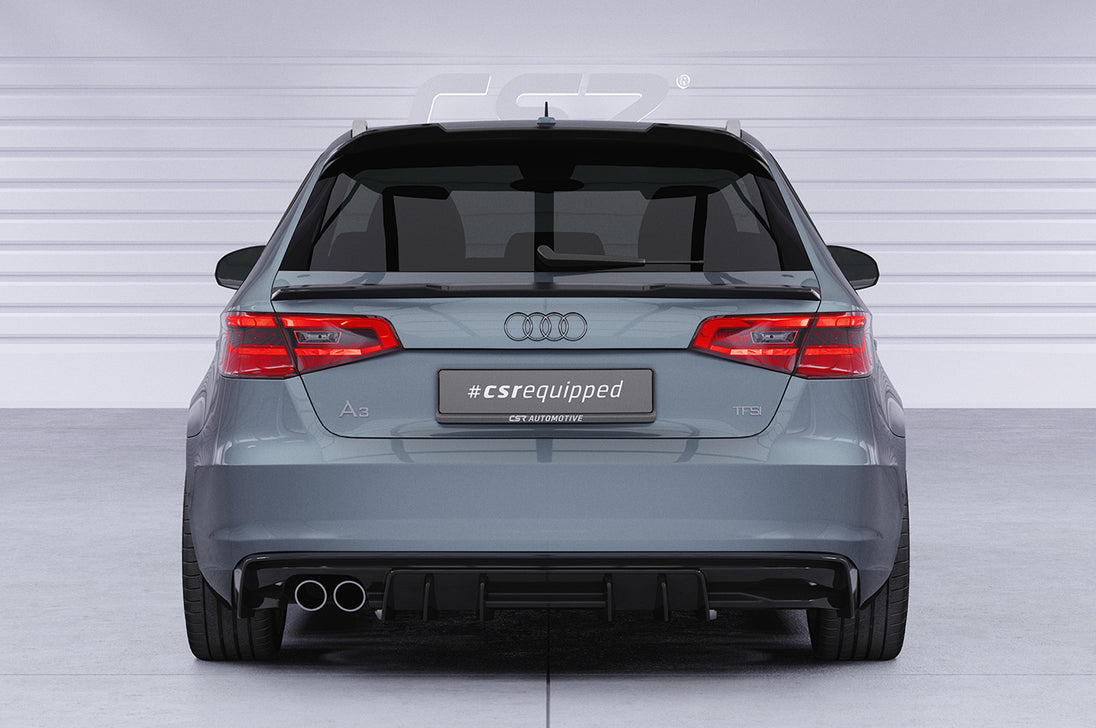 Rear Diffuser | Rear Apron with ABE for Audi A3 8V Pre-Facelift 3-Door / Sportback 2012-2016 (not S-Line)