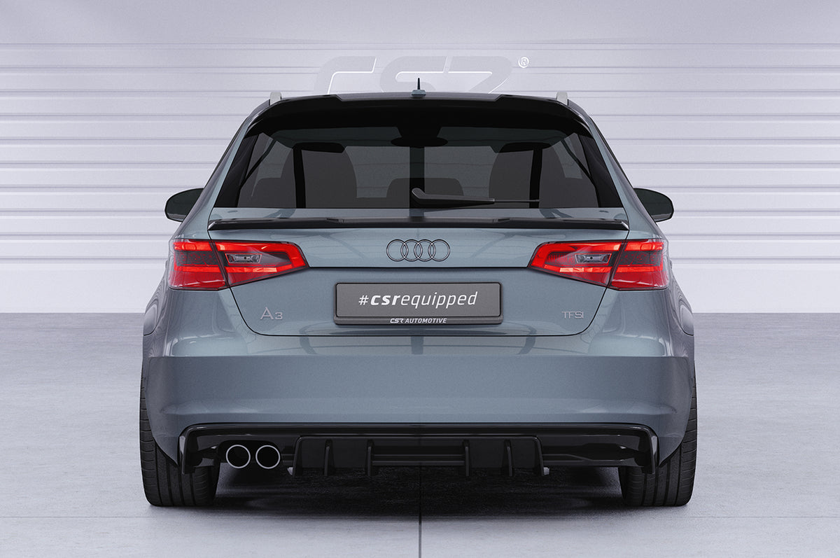 Rear Diffuser | Rear Apron with ABE for Audi A3 8V Pre-Facelift 3-Door / Sportback 2012-2016 (not S-Line)