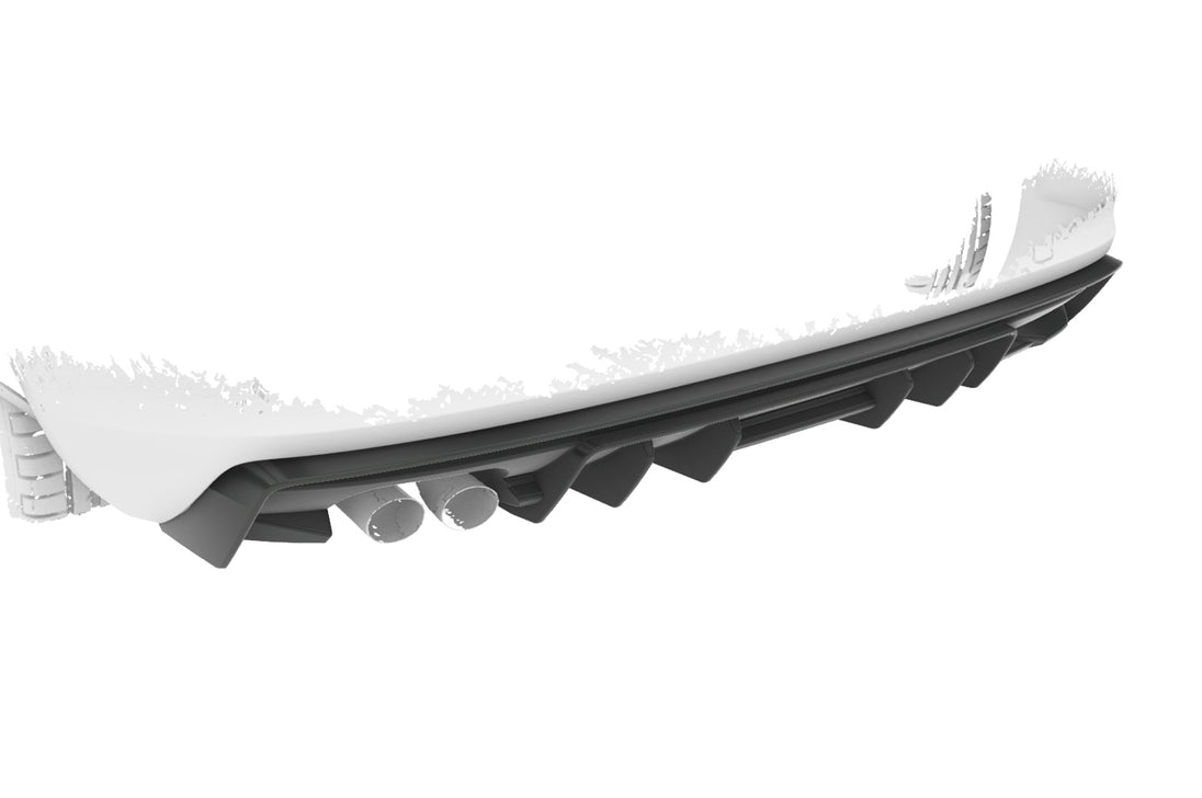 Rear Diffuser | Rear Apron with ABE for Audi A3 8V Pre-Facelift 3-Door / Sportback 2012-2016 (not S-Line)