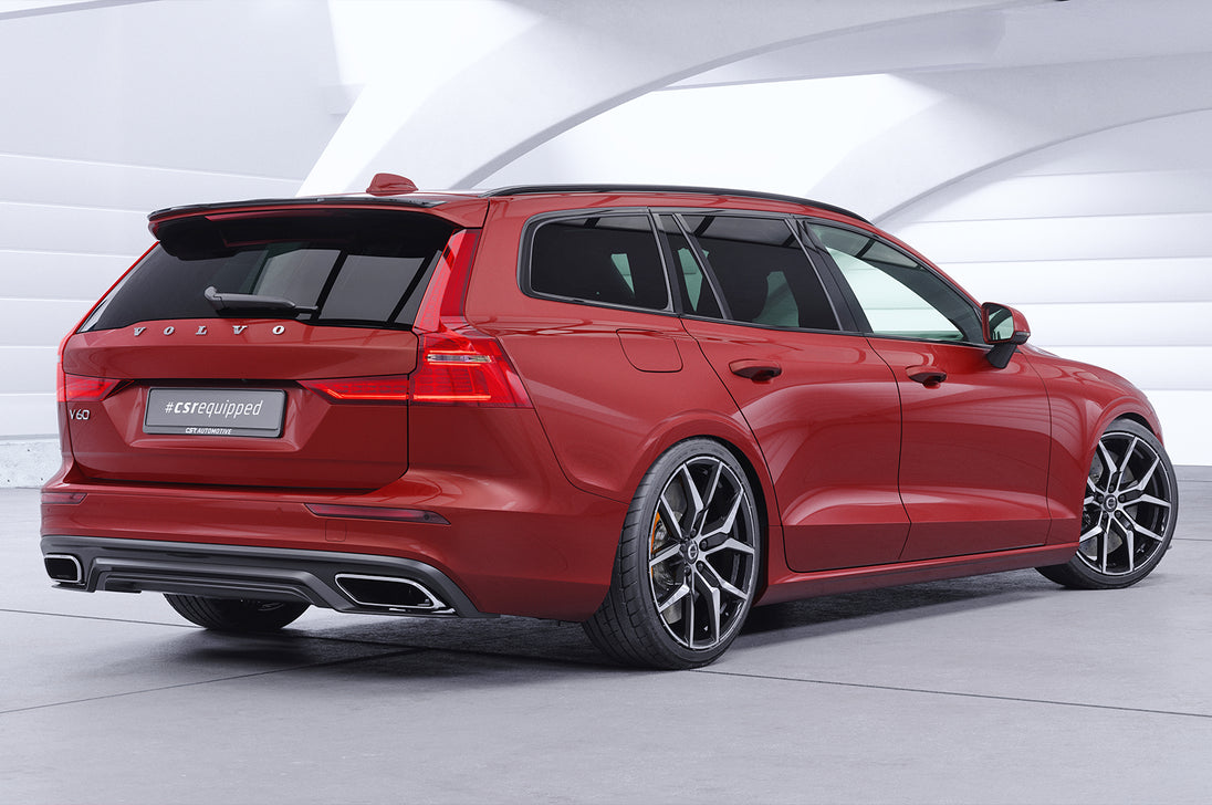 Rear Spoiler | Rear Wing with ABE for Volvo S60/V60 (V60 2nd Gen) 2018+
