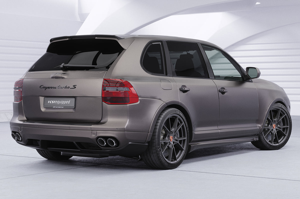 Rear Spoiler | Rear Wing with ABE for Porsche Cayenne (9PA) Turbo and Turbo S 2002-2007