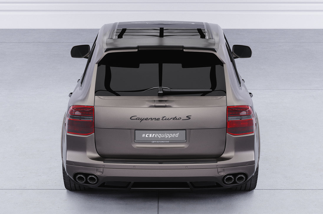 Rear Spoiler | Rear Wing with ABE for Porsche Cayenne (9PA) Turbo and Turbo S 2002-2007