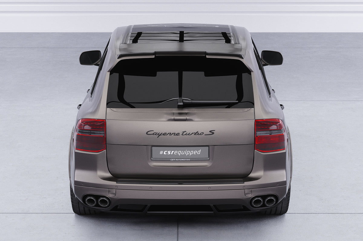 Rear Spoiler | Rear Wing with ABE for Porsche Cayenne (9PA) Turbo and Turbo S 2002-2007