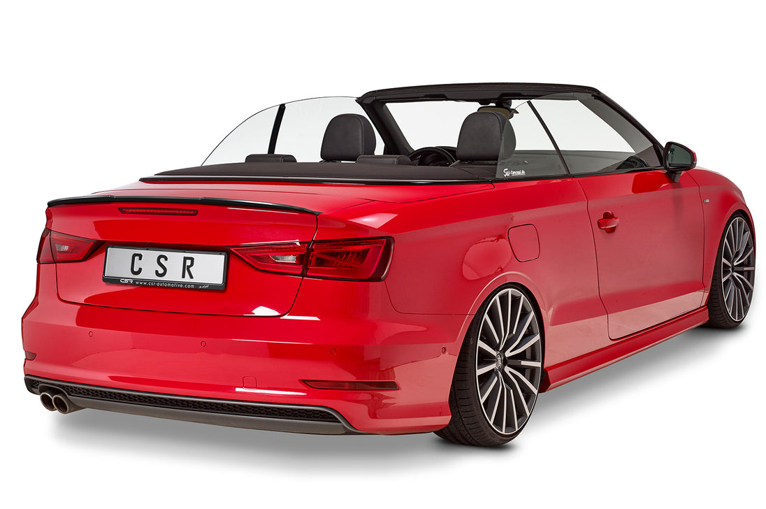 Rear Spoiler | Rear Wing with ABE for Audi A3 8V Cabriolet 2014+