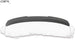 Rear Spoiler | Rear Wing with ABE for Audi A3 8V Cabriolet 2014+
