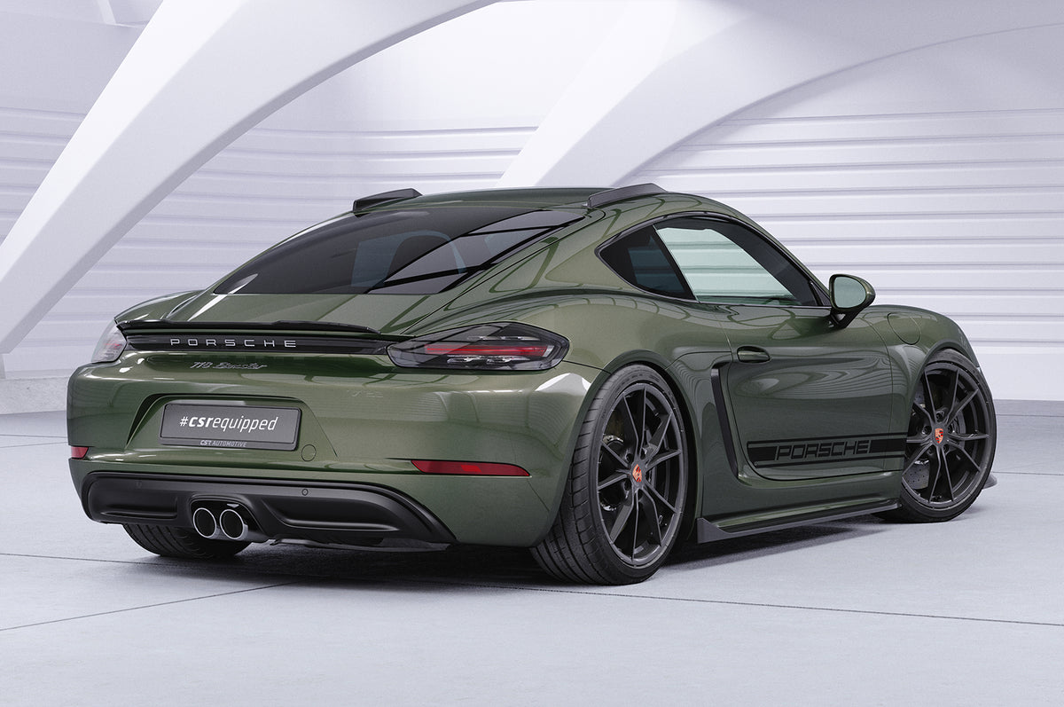 Rear Spoiler | Rear Wing with ABE for Porsche Cayman 718 (982) 2016+