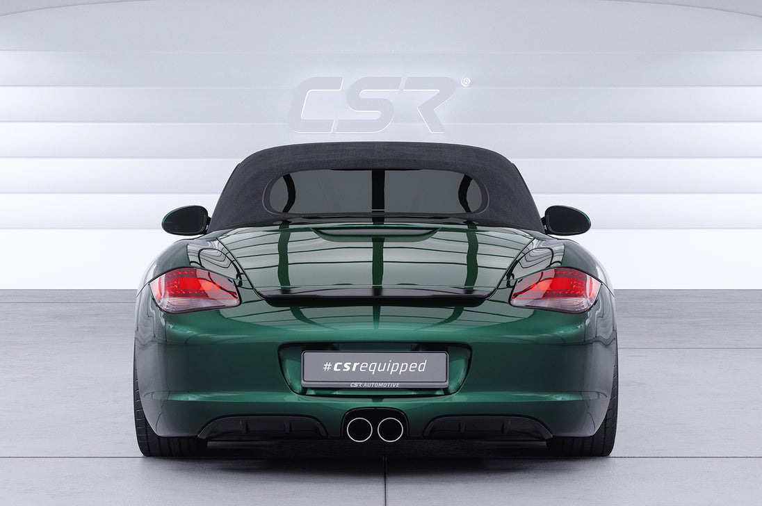 Rear Spoiler | Rear Wing with ABE for Porsche Boxster / Porsche Cayman 987 Facelift 2009-2012