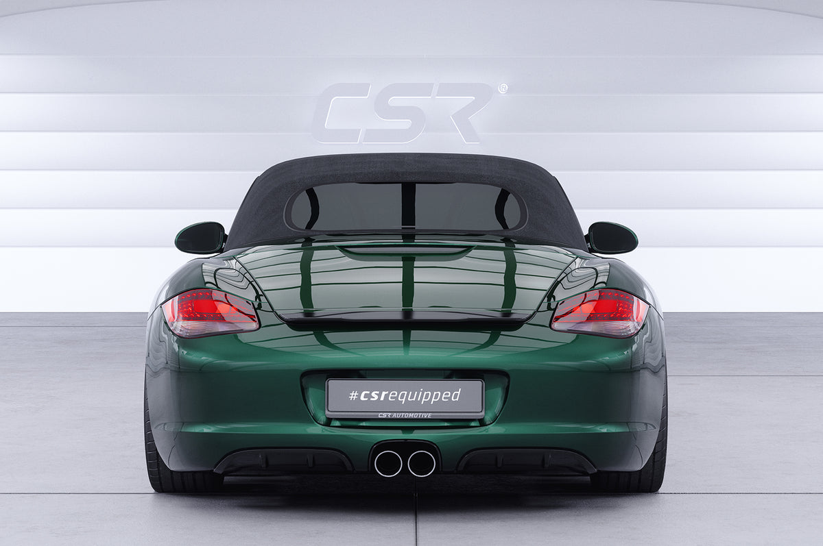 Rear Spoiler | Rear Wing with ABE for Porsche Boxster / Porsche Cayman 987 Facelift 2009-2012
