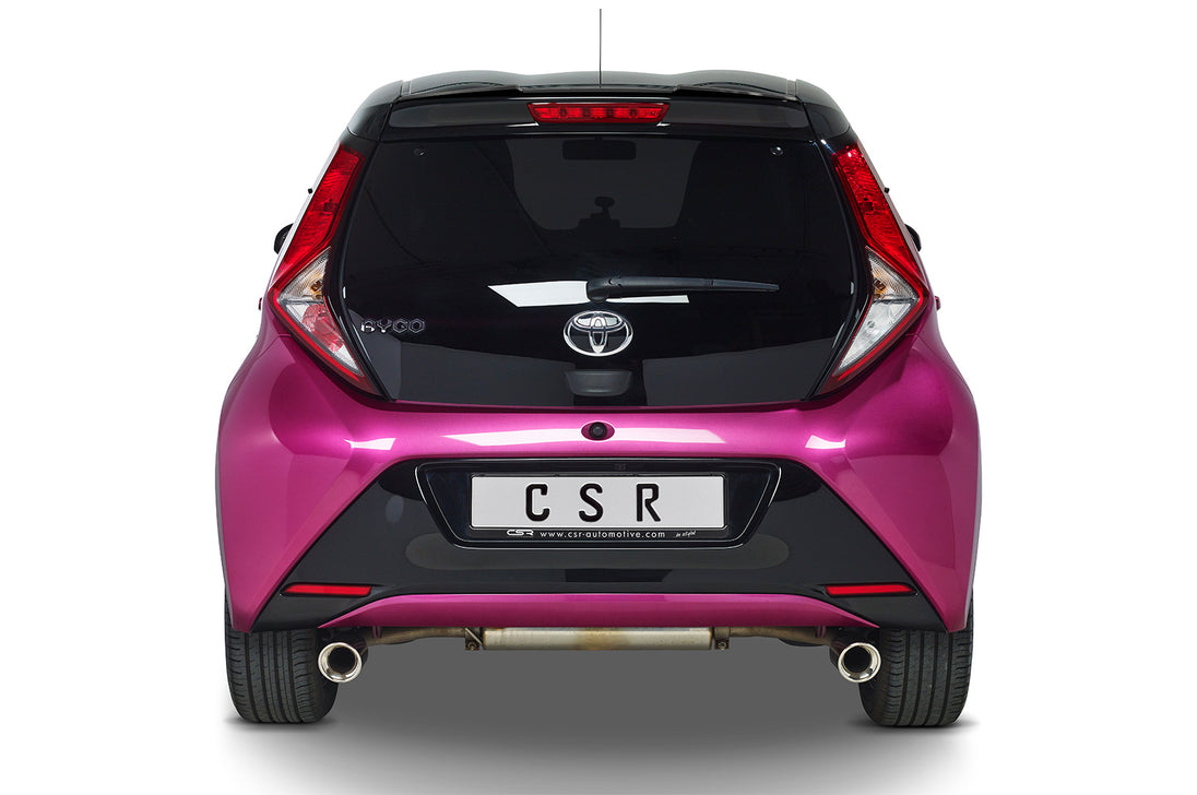 Rear Spoiler | Rear Wing with ABE for Toyota Aygo 2 07/2014+