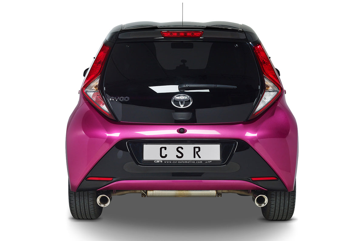 Rear Spoiler | Rear Wing with ABE for Toyota Aygo 2 07/2014+