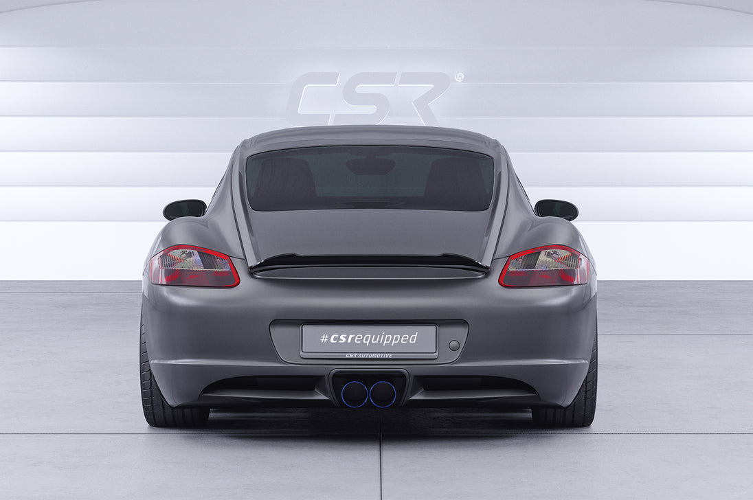 Rear Spoiler | Rear Wing with ABE for Porsche Cayman 987c 2004-2013