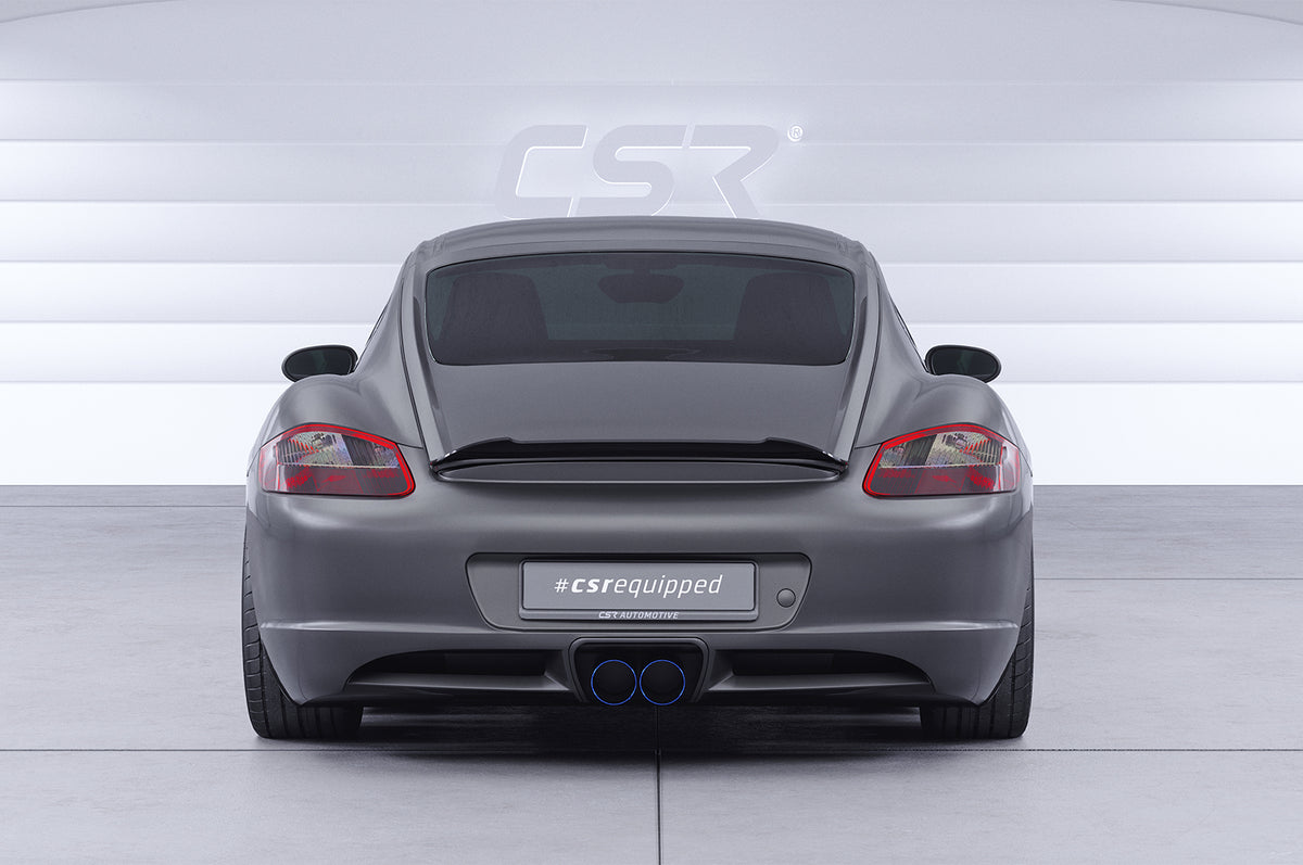 Rear Spoiler | Rear Wing with ABE for Porsche Cayman 987c 2004-2013