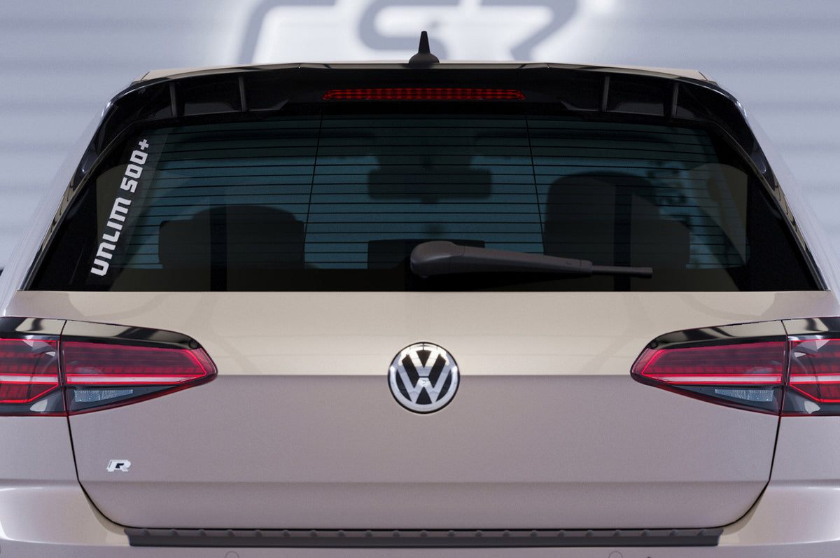 Rear Spoiler | Rear Wing with ABE for VW Golf 7 GTI / GTD / GTE / R / R-Line 2012-2021