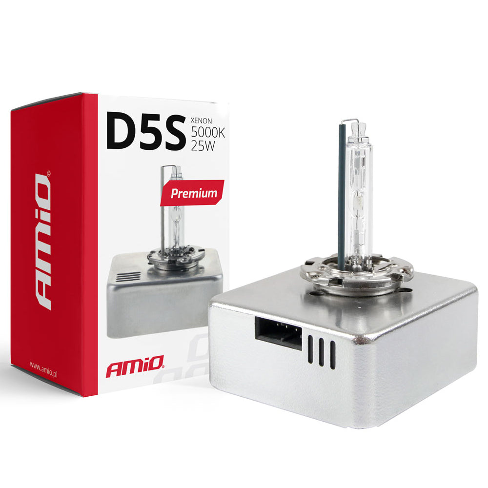D5S Xenon HID Bulb 5000K 25W Premium - Amio