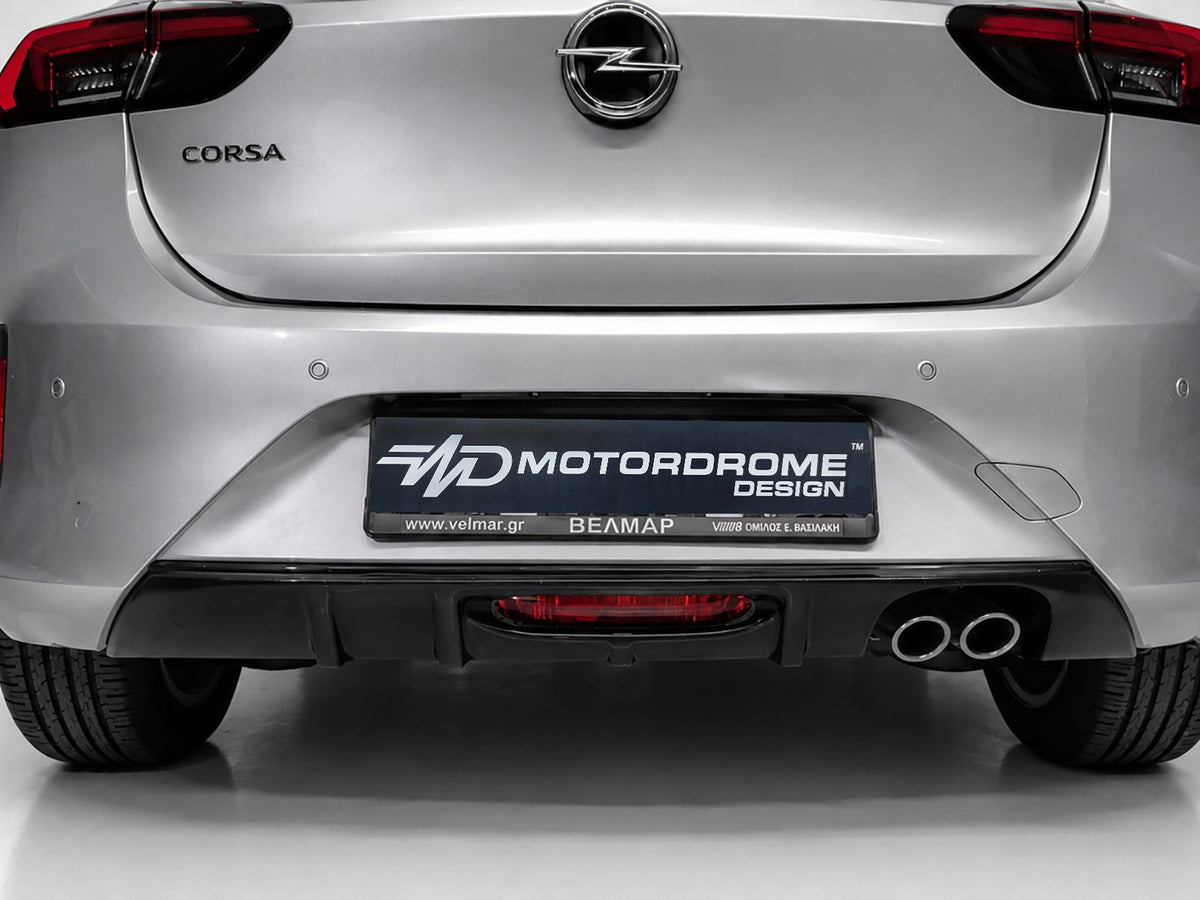 Motordrome Rear Diffuser with Dual Exhaust Opel Corsa F GS-Line (2019-)