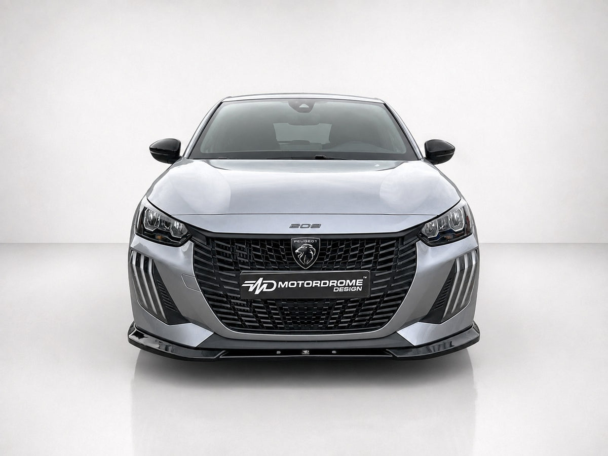 Motordrome Front Splitter Peugeot 208 Mk2 Facelift (2023-)