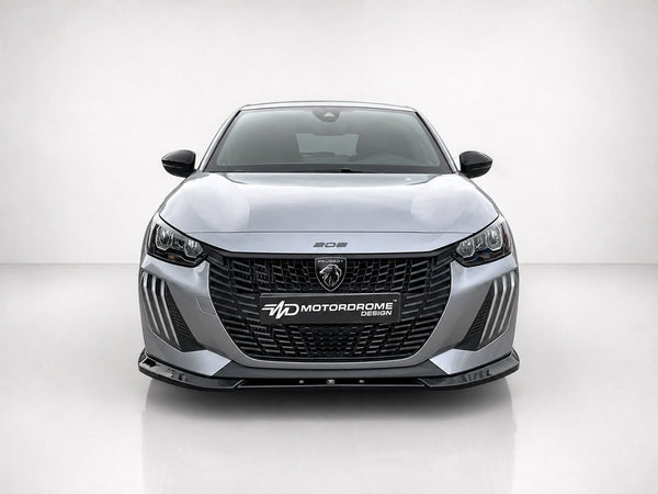 Splitter delantero para Peugeot 208 Mk2 Facelift (2023-)