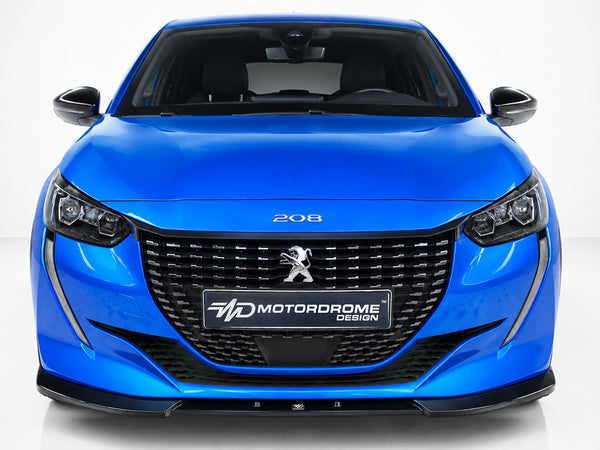 Splitter delantero V.1 para Peugeot 208 Mk2 (2019-2023)