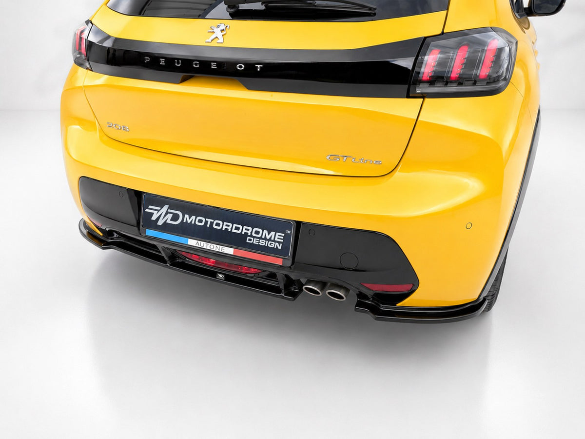 Motordrome Rear Splitter Peugeot 208 Mk2 (2019-) – view 3