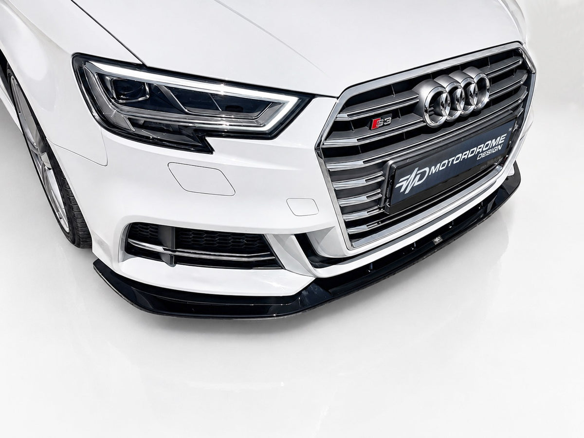 Motordrome Front Splitter Audi S3 / A3 S-Line 8V Facelift Sportback – view 2