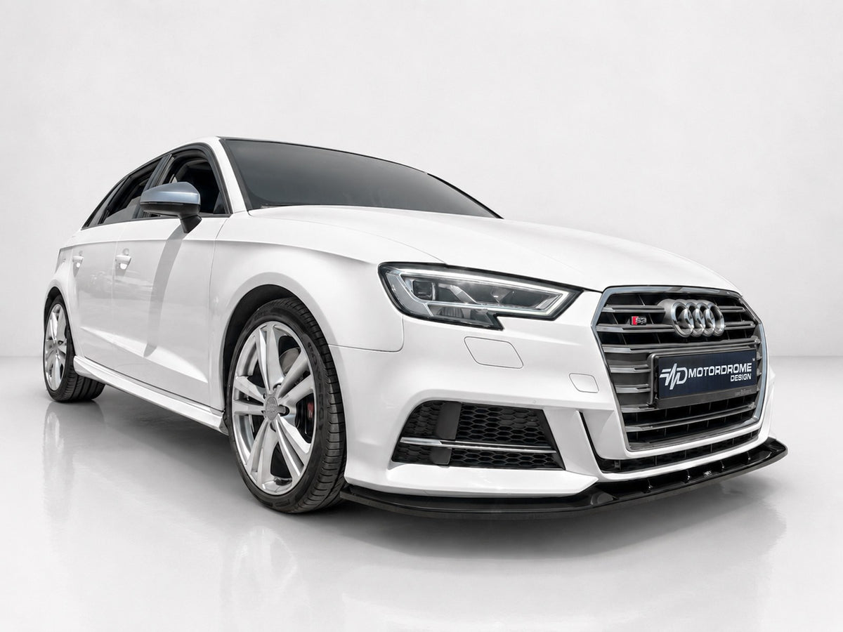 Motordrome Front Splitter Audi S3 / A3 S-Line 8V Facelift Sportback – view 3