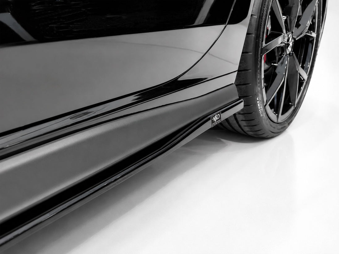 Motordrome Side Skirt Extensions Volkswagen Golf Mk8 GTI / GTE / GTI Clubsport / R-Line – view 3