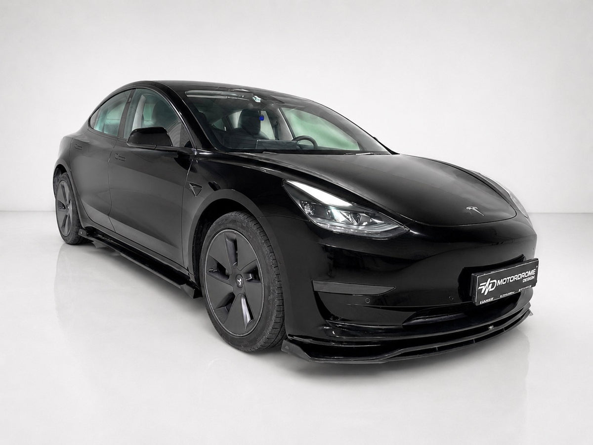 Motordrome Side Skirt Extensions Tesla Model 3 Mk1 / Mk1 Facelift