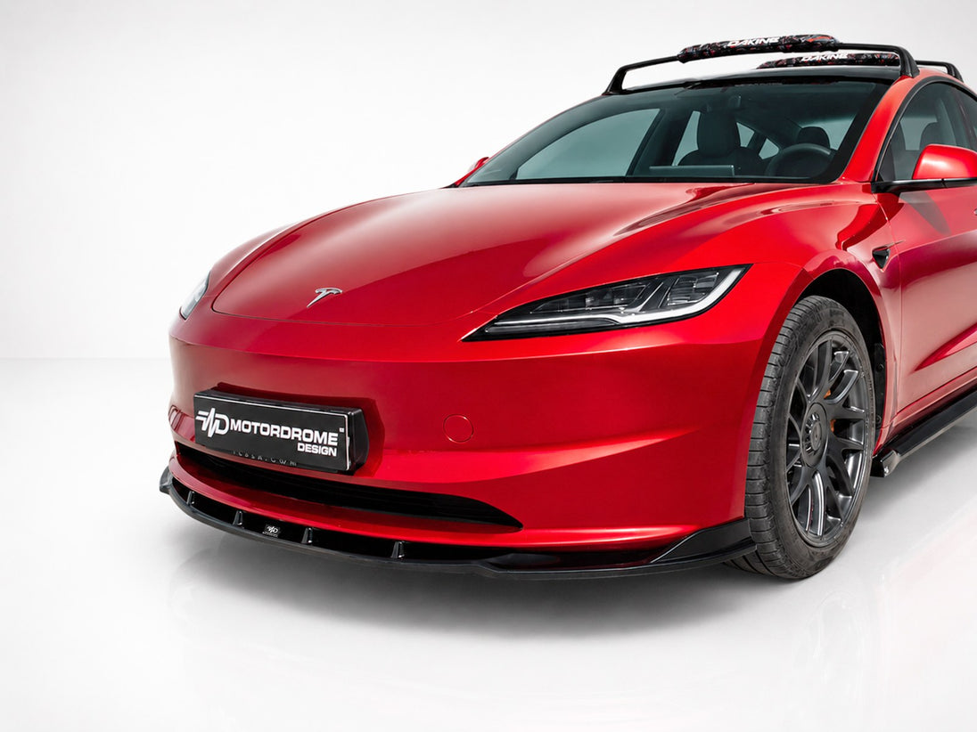 Motordrome Front Splitter Tesla Model 3 Mk1 Project Highland Facelift – view 3
