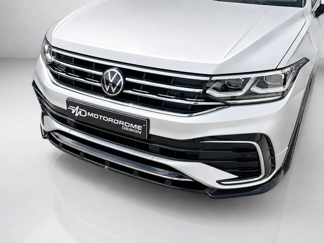 Motordrome Front Splitter Volkswagen Tiguan R / R-Line Mk2 Facelift (2020-2024) – view 3